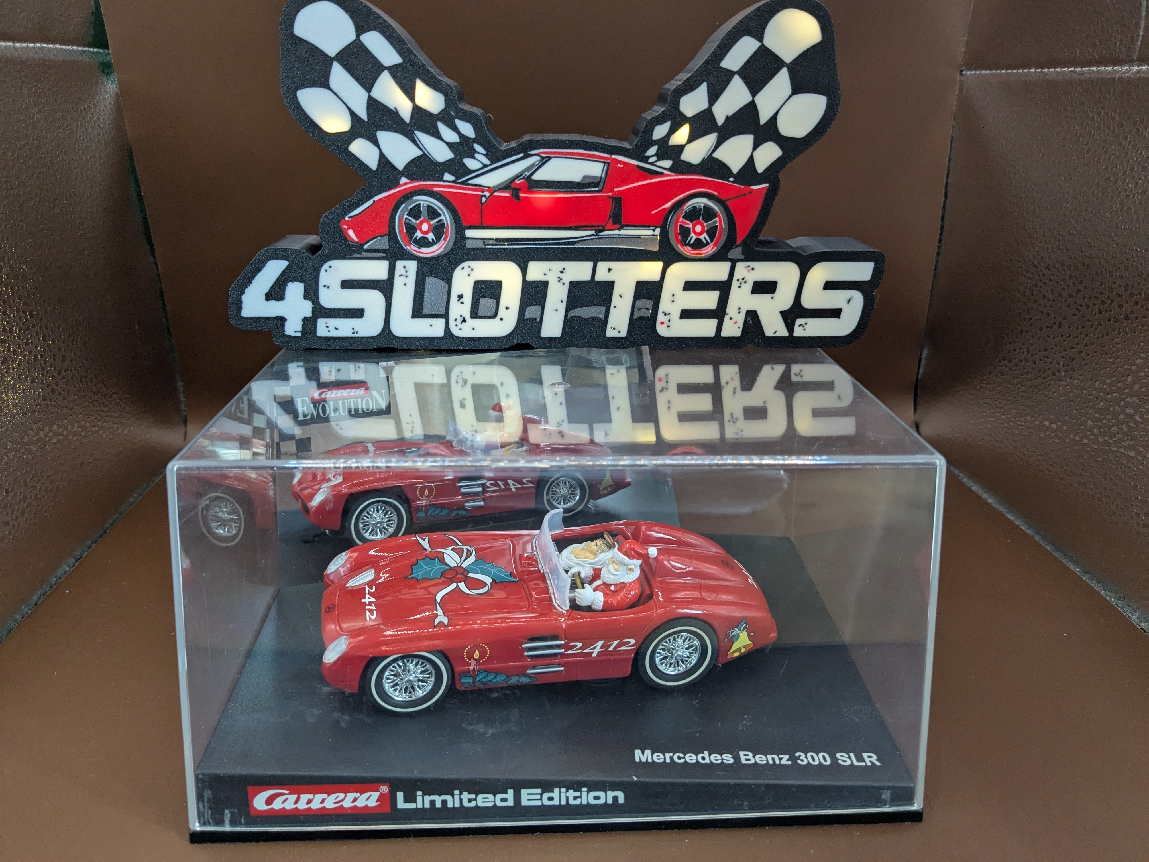 Carrera Evo Mercedes SLR #2412 CHRISTMAS EDITION LIMITED