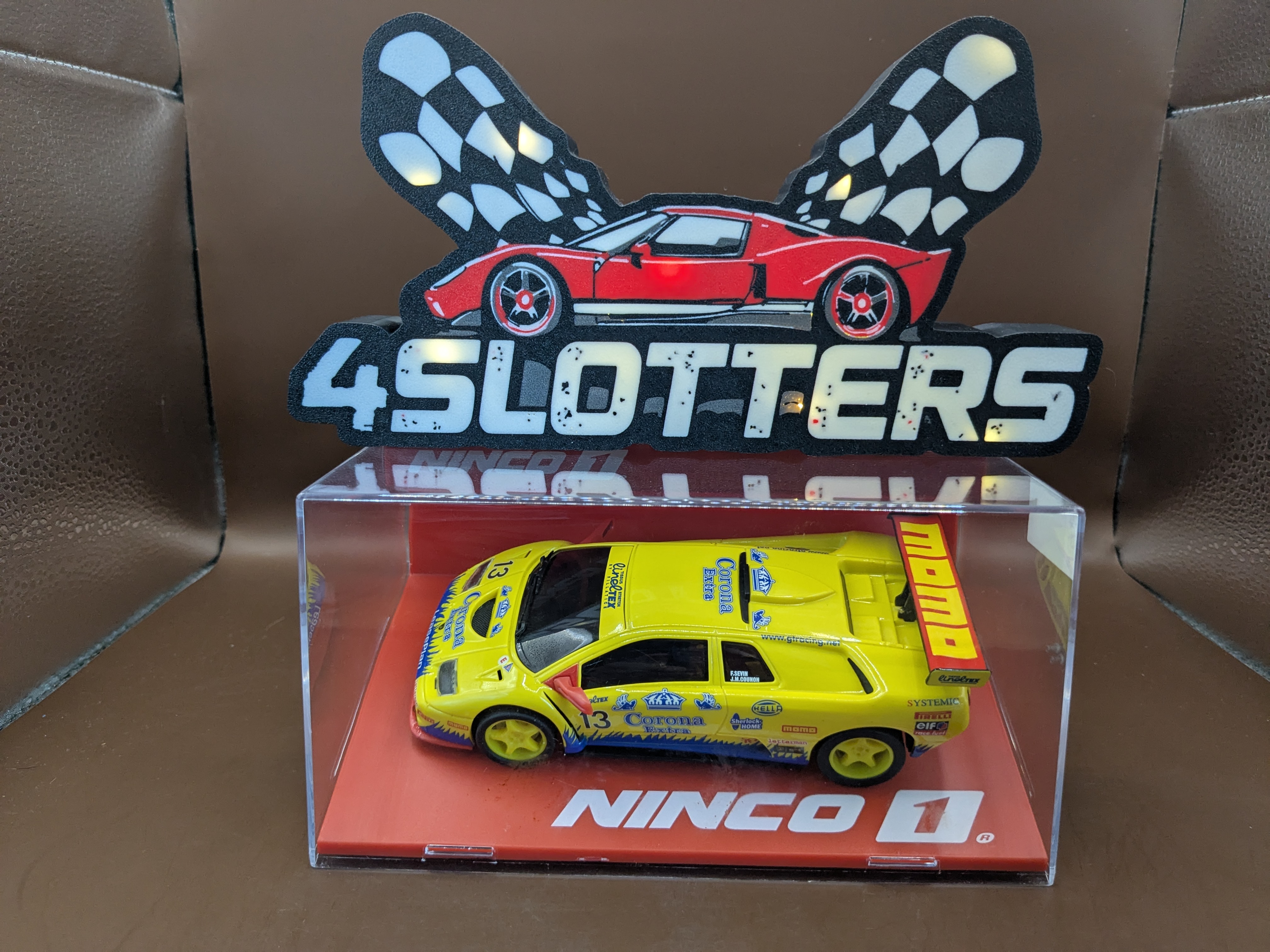 Ninco Lamborghini Diablo GTR #13 yelllow Ninco 1