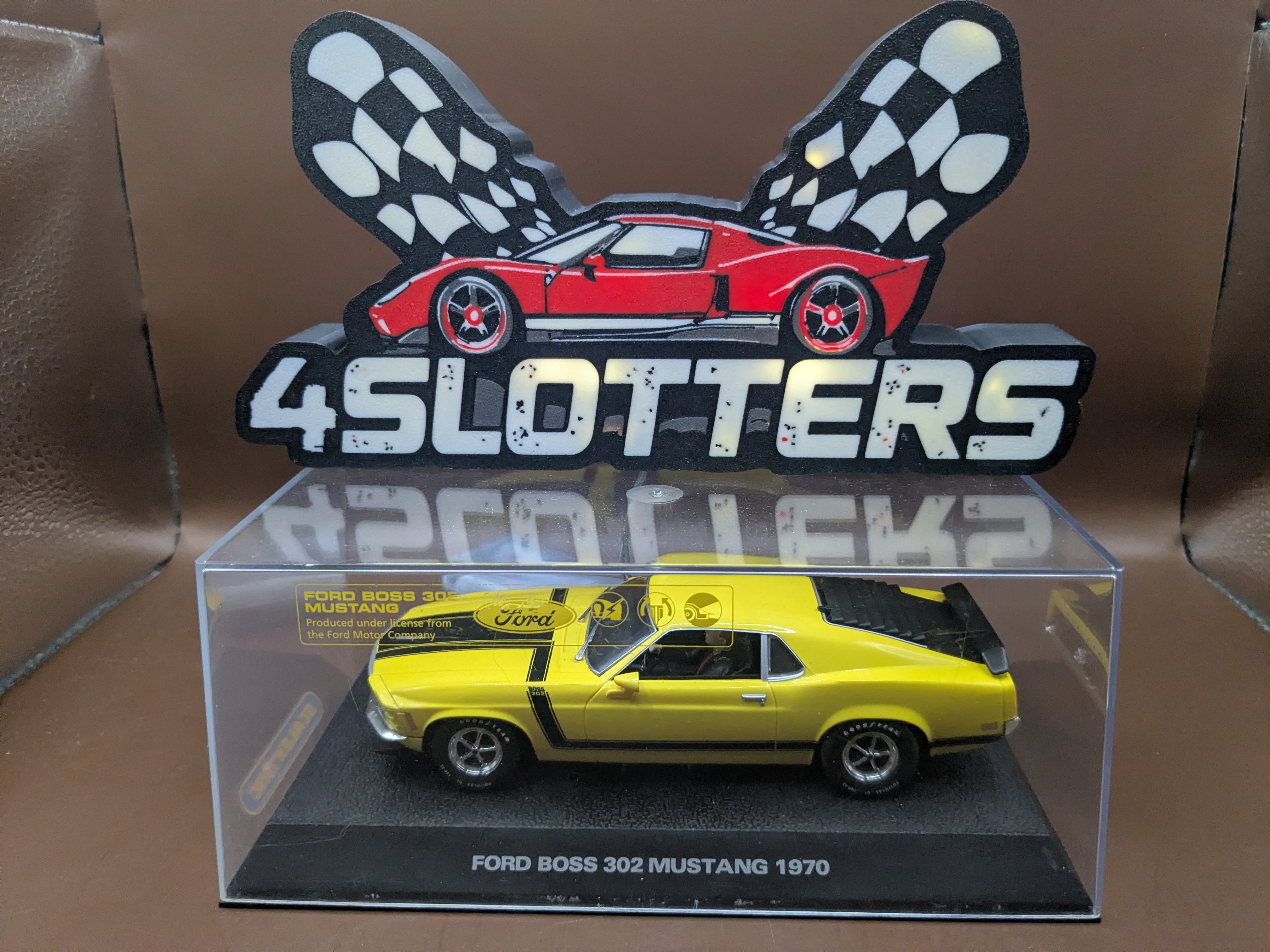 Scalextric Ford Mustang Boss 302 # '70 Street Car' Road Car Yellow