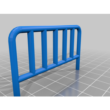 Steel Barrieres with 2 feet 3D4Slotters 20x