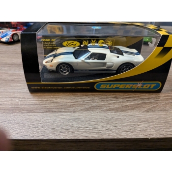 Scalextric Ford GT Roadcar white SUPERSLOT