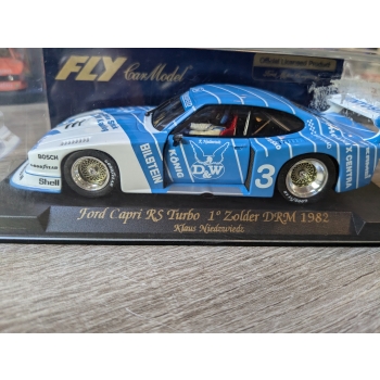 Fly Ford Capri RS Turbo #3 Zakspeed 1e Zolder DRM 1982 Klaus Niedwiedz