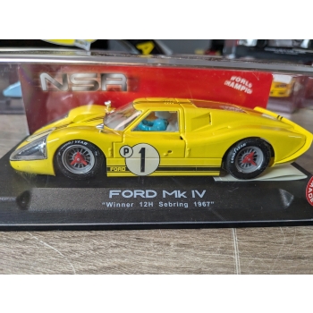 NSR Ford Mk 4 #1 1st 12hrs Sebring 1967 Yellow