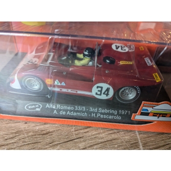 Slot-It Alfa Romeo 33/3 3e Sebring 1971 Adamich&Pescarolo