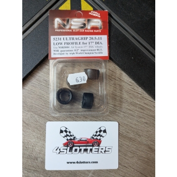Racing Tires Slot-It P6 compound 19x10 PT24 4 pieces 