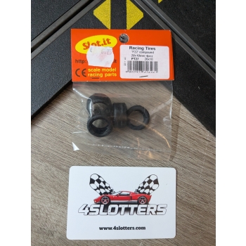 Racing Tires Slot-It F22 compound 20x10 PT27 4 pieces 