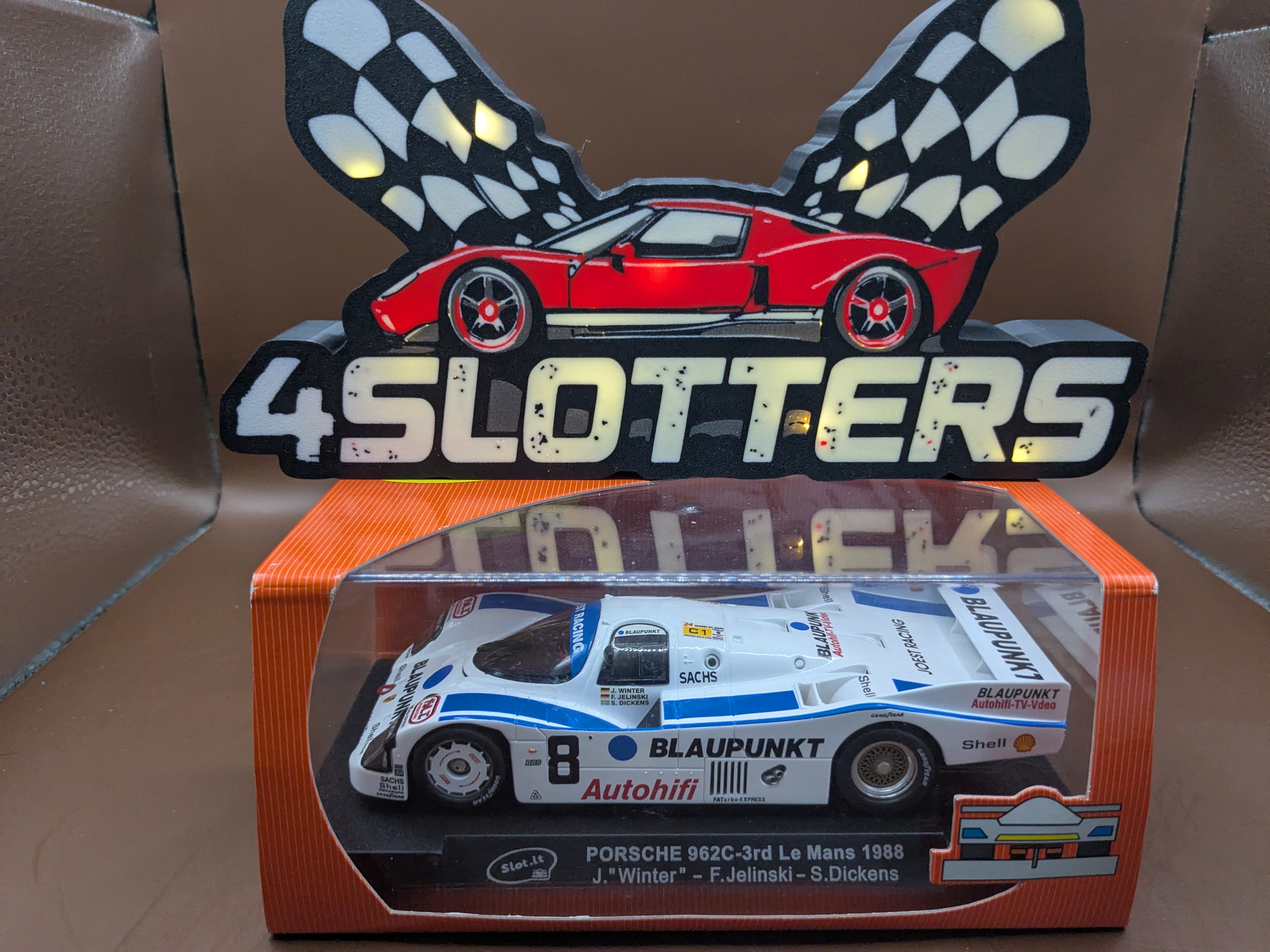 Slot.It Porsche 962C #8 Blaupunkt 3e Le Mans 1988